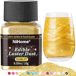 NiHome Edible Food-Grade Glitter Powder Glimmer