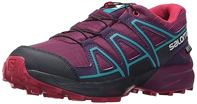 Salomon Unisex-Kinder Speedcross CSWP J Traillaufschuhe, dunkelviolett, 13.5 EU