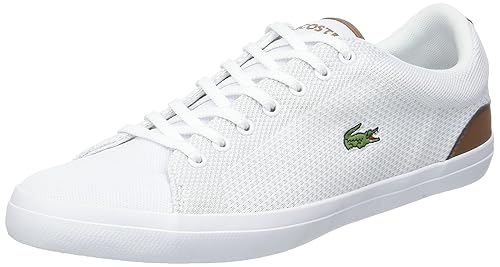 tan lacoste trainers