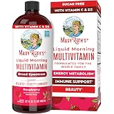 MARYRUTH'S Liquid Morning Multivitamin for Women, Men & Kids, 32 Servings | Vitamin A C D E B6 B12 Biotin Zinc, Beauty, Vegan