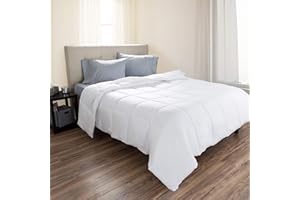 Lavish Home Luxurious, Warm, and Hypo-allergenic, The Down Alternative Comforter Will give You a Comfortable Night’s Sleep, Twin, White