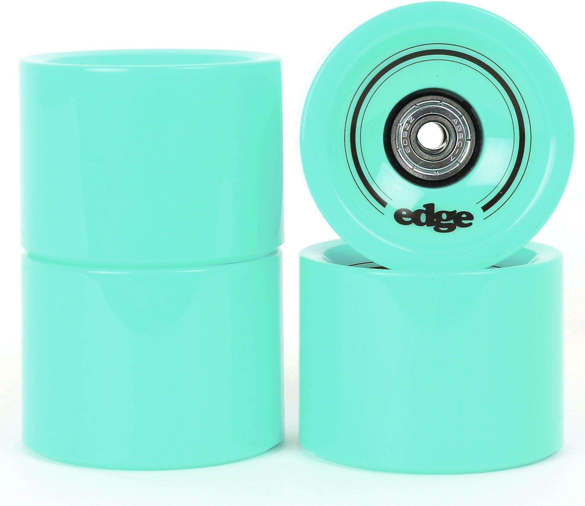 Two Bare Feet Edge Series Longboard Wheels Set of 4 70mm / 78A plus ABEC Bearings