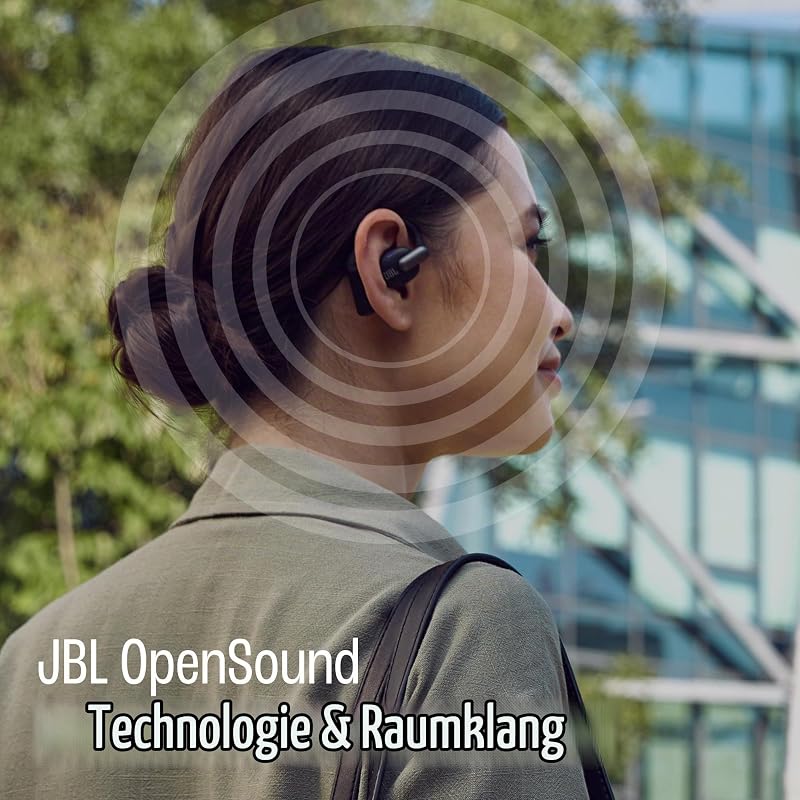 Sense Pro, True Wireless Open-Ear-Kopfhörer mit Ohrbügel - Grau
