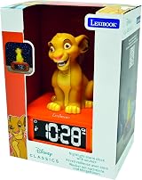 Lexibook Disney Lion King Simba Nightlight Alarm Clock LCD Backlit view 8
