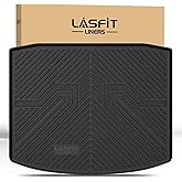 LASFIT Cargo Mat for Honda CR-V 2017-2022 (EX-L/EX/Touring/LX/Special Edition), All Weather Custom Fit TPE Trunk Mat Trunk Liner Cargo Liner Cargo Tray in Lower Position, Black (Not for Hybrid)