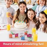 THE TWIDDLERS 28 Pack Brain Teaser Puzzle Cubes Set Assorted Levels view 6