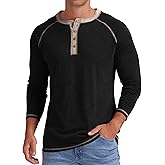 Sailwind Mens Henley Long/Short Sleeve T-Shirt Cotton Casual Shirt