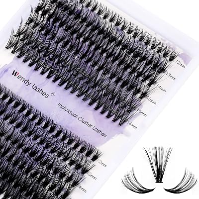 WENDY LASHES 30D+40D Mixed Cluster Lashes 0.07mm D Curl 12-16mm 30D/40D