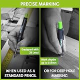 Tracer Deep Hole Construction Pencil Pen Kit 6 Leads Site Holsters Carpenter view 4