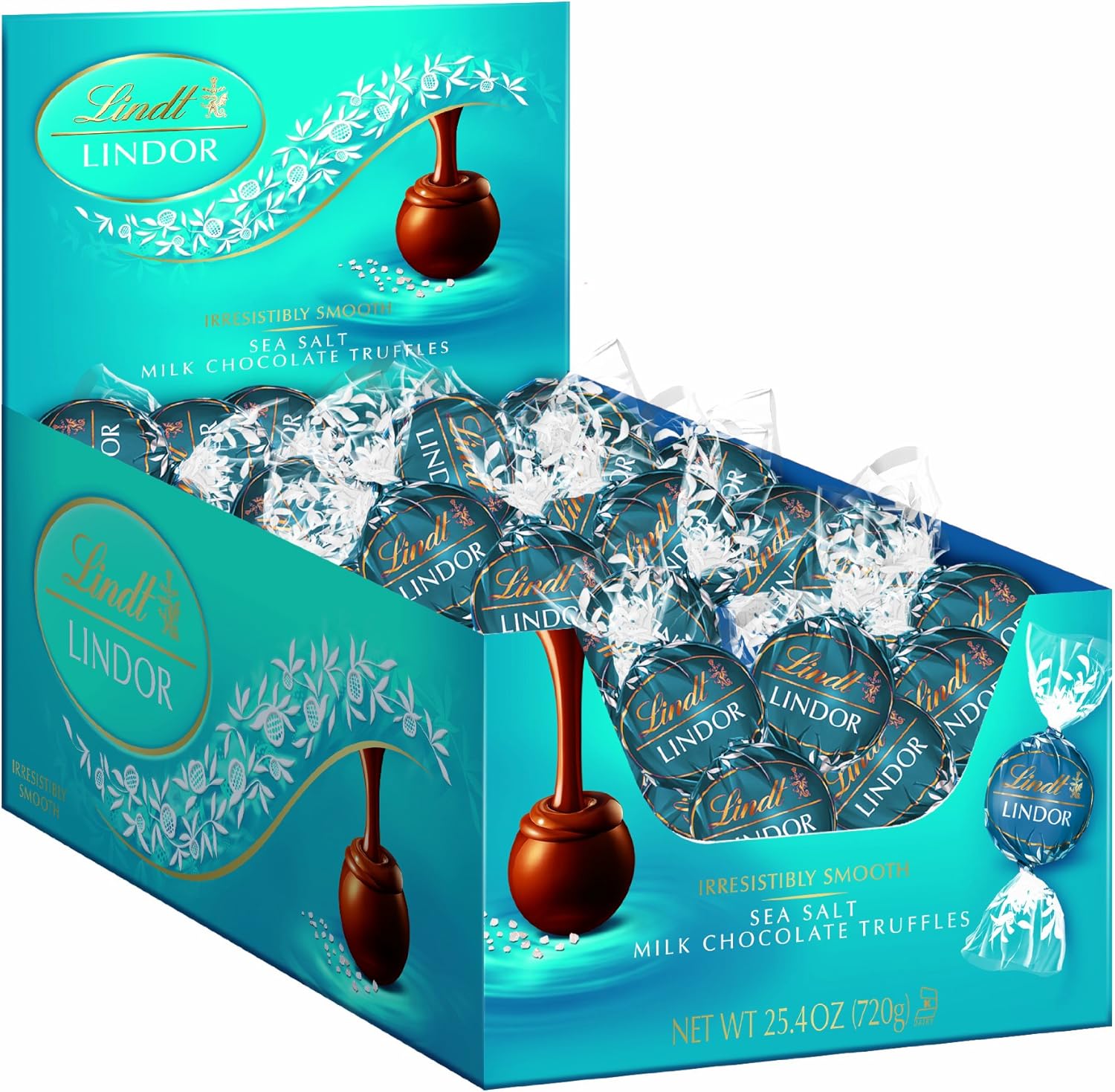 Lindt Lindor Sea Salt Milk Chocolate Truffles 60 Piece Box Amazon.co