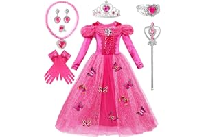 Girls' Princess Costumes,Kids Fancy Butterfly Cosplay Dress, Kids Cosplay Outfit Birthday Party Halloween