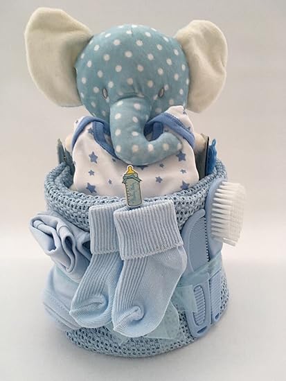 Baby Boy Elefante Tarta De Panales Para Bebe Regalo Babyshower Baby Boy Elefante Tarta De Panales Para Bebe Regalo Babyshower