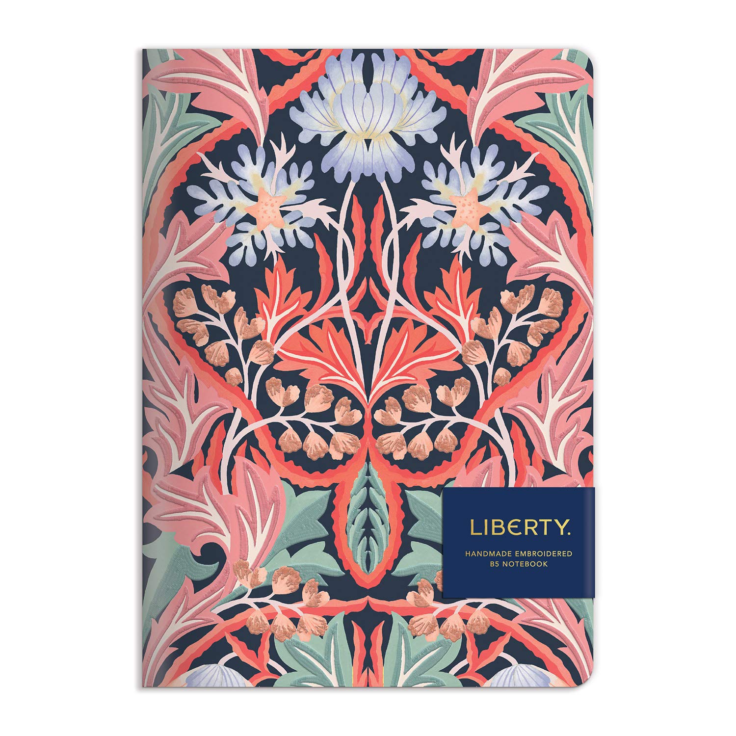 Galison Mudpuppy Liberty May Handmade B5 Embroidered Journal: Liberty London