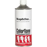 ColorTone Naphtha Solvent, 32 oz, Fast-Evaporating Cleaner | Removes Oil, Wax, Silicone and Grease from Wood Finishes, Mineral Spirits Substitute, Use on Lacquer or Shellac