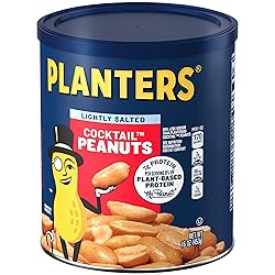 PLANTERS Dry Roasted Peanuts, Plant-Based