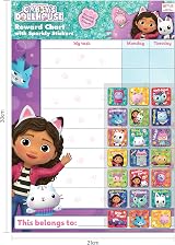 Paper Projects Gabby's Dollhouse Reward Chart 56 Sparkly Stickers Wipe-Clean view 4