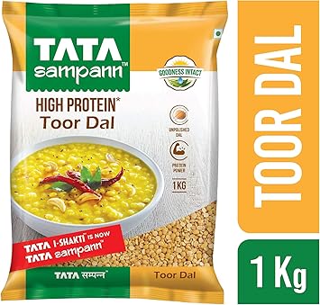 Tata Sampann Pulses Toor Dal, 1kg