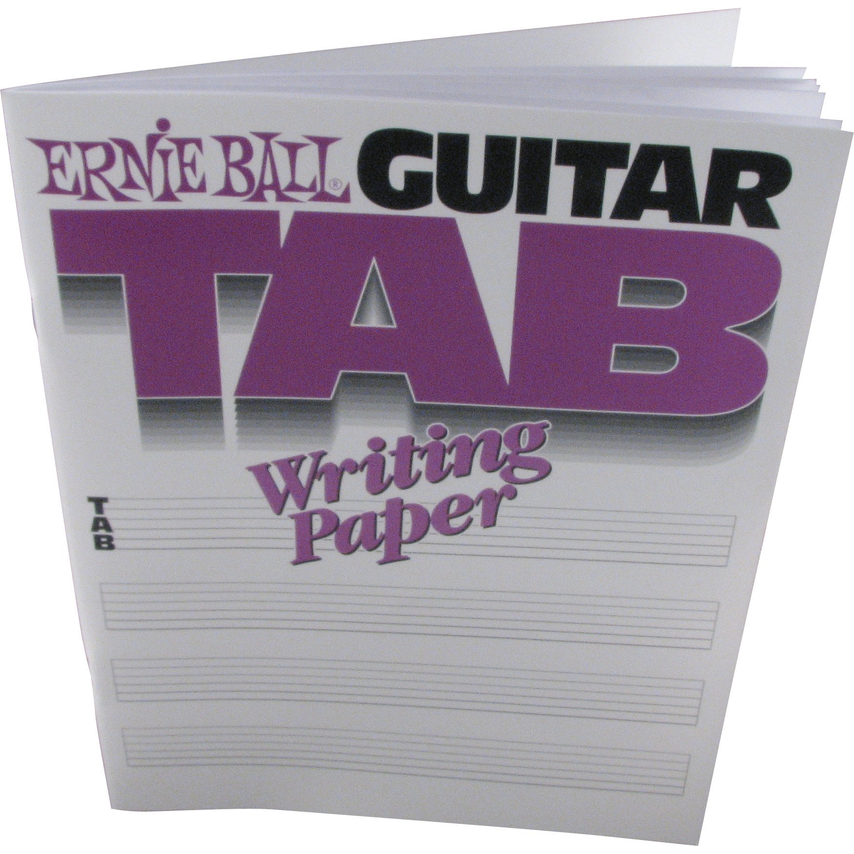 Ernie Ball 7021 Guitar Tab Writing Paper Book
