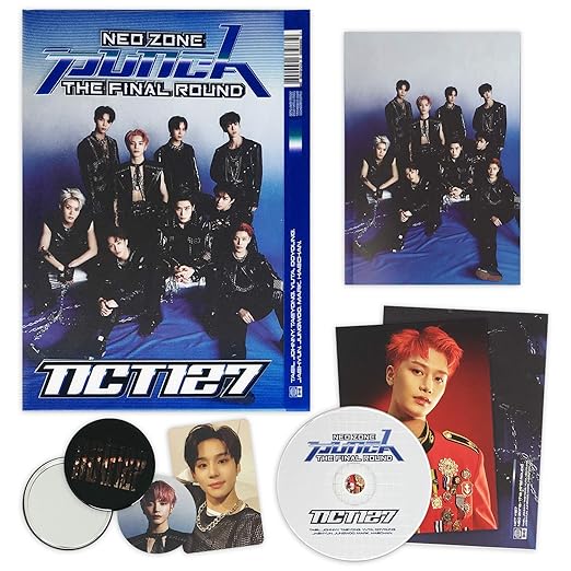 Nct 127 Nct 127 2nd Repackage Album Nct 127 Neo Zone The Final Round 2nd Player Cd Booklet Post Card Folding Poster Photocard Circle Card Free Gift Amazon Com Music