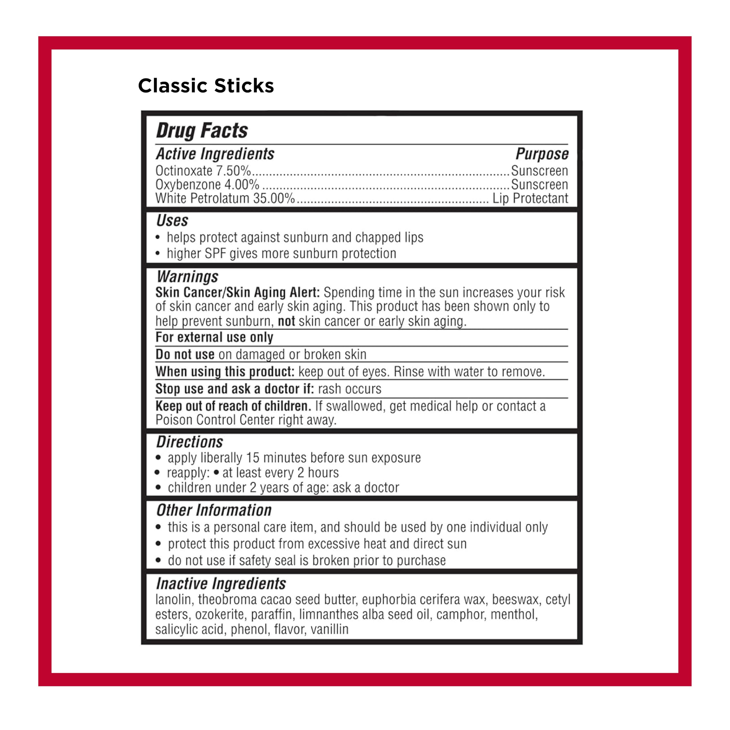 Carmex Classic Medicated Lip Balm Pack, Lip Moisturizer for Chapped Lips, 9-Count Variety Pack Bag (2 Tubes, 7 Sticks)