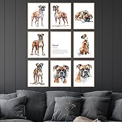 BigWig Prints - Boxer Dog Wall Decor, Boxer Lover