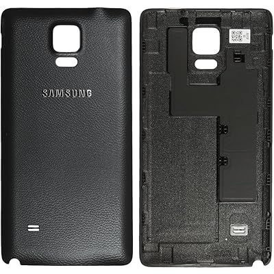Buy Original Samsung Battery Cover Black For Samsung N910f Galaxy Note 4 Back Cover Gh98 349b Online At Lowest Price In Bahrain B00pxy0k6m