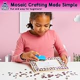 Purple Ladybug Decorate Your Own Photo Frame Mosaic Kit view 5