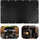 Smyhlf-us 3' X 5' Heat Shield for Wall Behind Grill | Fireproof, Protecting Deck Fence Railing from Grill Heat, Stove Wall Protector, BBQ Smoke, Grill Mats for Outdoor Grill