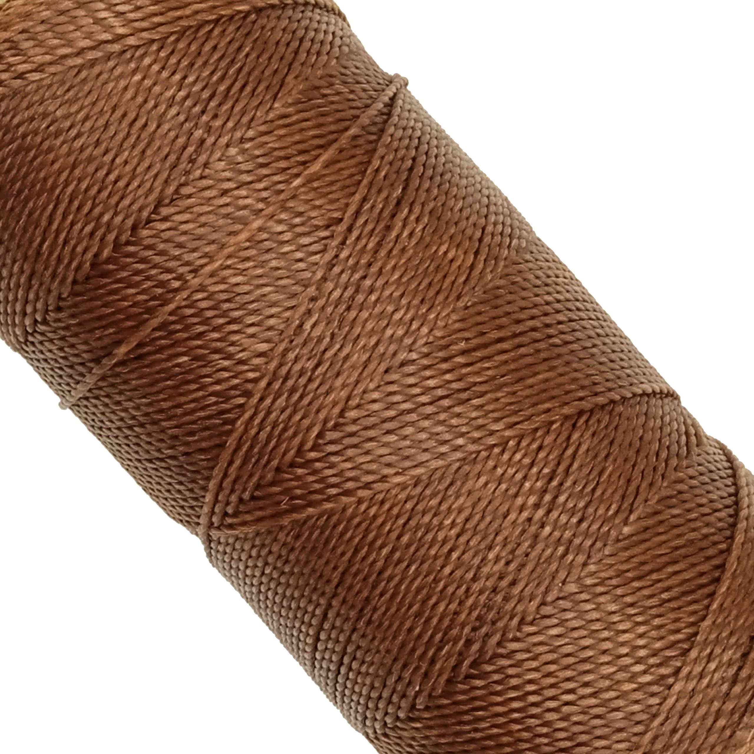 Linhasita Waxed Thread 100 g / 170 m Polyester 1 mm Thick Macrame, 30 Colours Chocolate Brown
