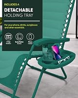 KEPLIN Set of 2 XXL Premium Heavy Duty Padded Zero Gravity Chairs view 6