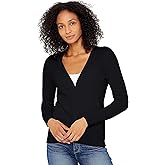 State Cashmere Women's Button Front V-Neck Cardigan 100% Pure Cashmere Long Sleeve Sweater