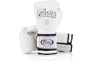 Fairtex BGV9 Muay for Professional Boxers & Trainers |Mexican Style Glove for Hard Hitters | MMA Gloves for Martial Arts|Light Weight & Shock Absorbent Boxing Gloves