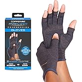 Copper Fit Mobilizer Hand Compression Gloves: Arthritis, Joint Swelling, Tendonitis, Sport - for Men and Women