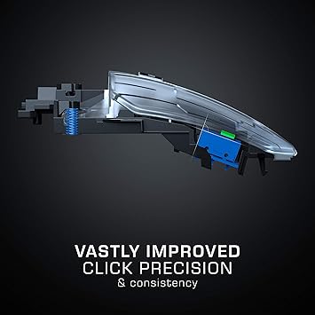 Roccat Kain 100 Aimo Rgb Gaming Mouse 8 500 Dpi Pro Optic R8 g Lightweight Titanium Click Technology Black Amazon De Games