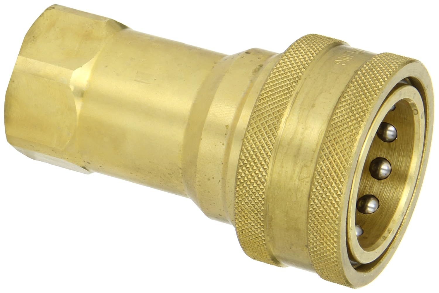 Dixon Valve 8HF8B Brass ISOB Interchange Hydraulic Fitting, Coupler