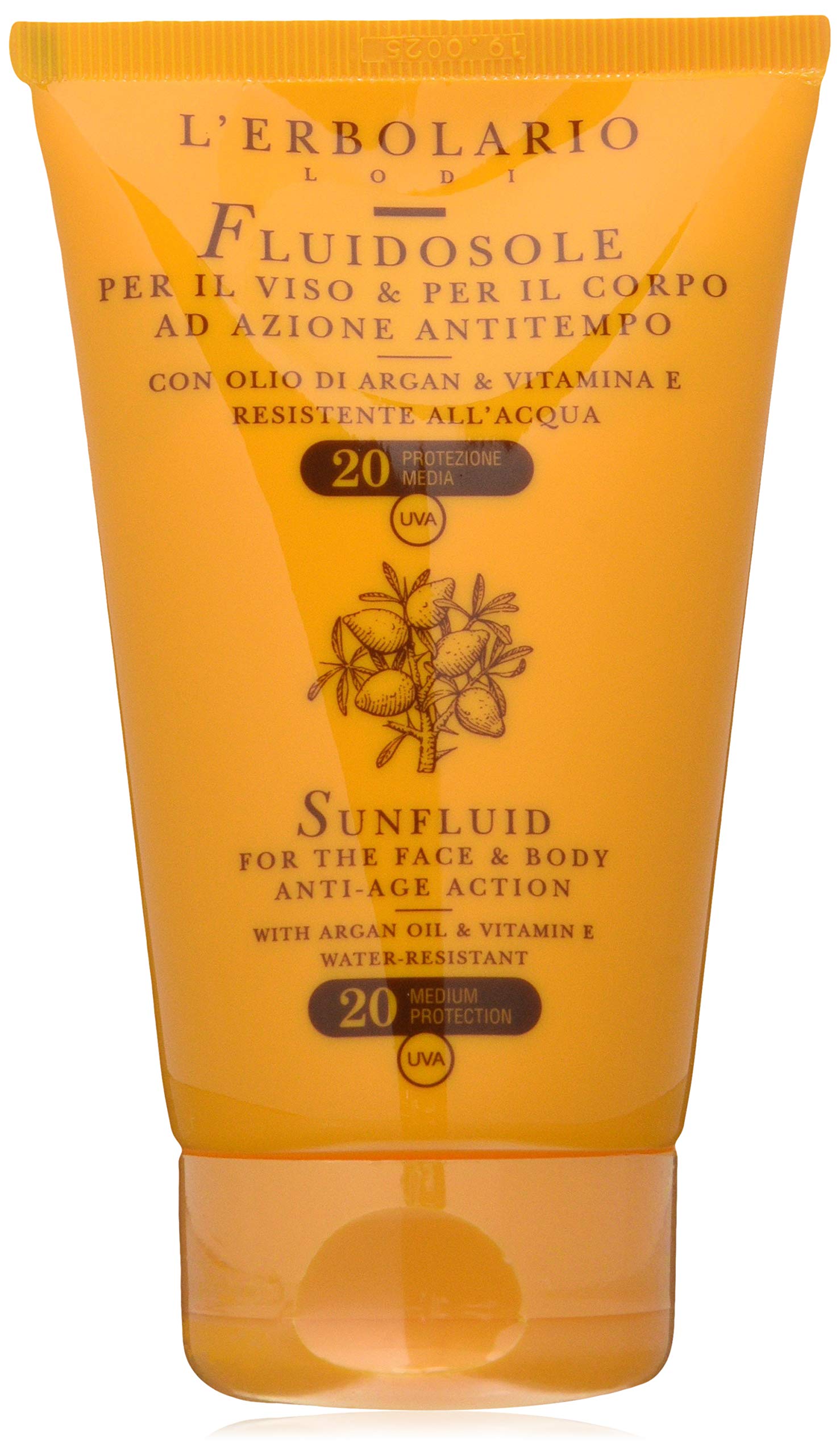 L'Erbolario Sun Fluid for Face and Body with SPF 20