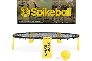 Spikeball The Original Kit 1-Ball Game Set - Outdoor Games, Yard Games & Camping Games - Includes 1 Ball, 1 Net, Drawstring Bag & Rulebook Set for Lawn & Yard Games