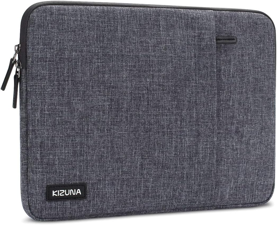 KIZUNA Laptop Sleeve Case 12.5 Inch Water-resistant Notebook Bag for 13.3" MacBook Pro/12.9" iPad Pro/New 13.5" Surface/14" HUAWEI MateBook 14/13" ThinkPad X1 Tablet/14" Yoga C940/13.3" LG Gram, Grey