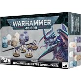 GAMES WORKSHOP Warhammer 40K - Tyranids - Termagants and Ripper Swarm &amp; Paints Set