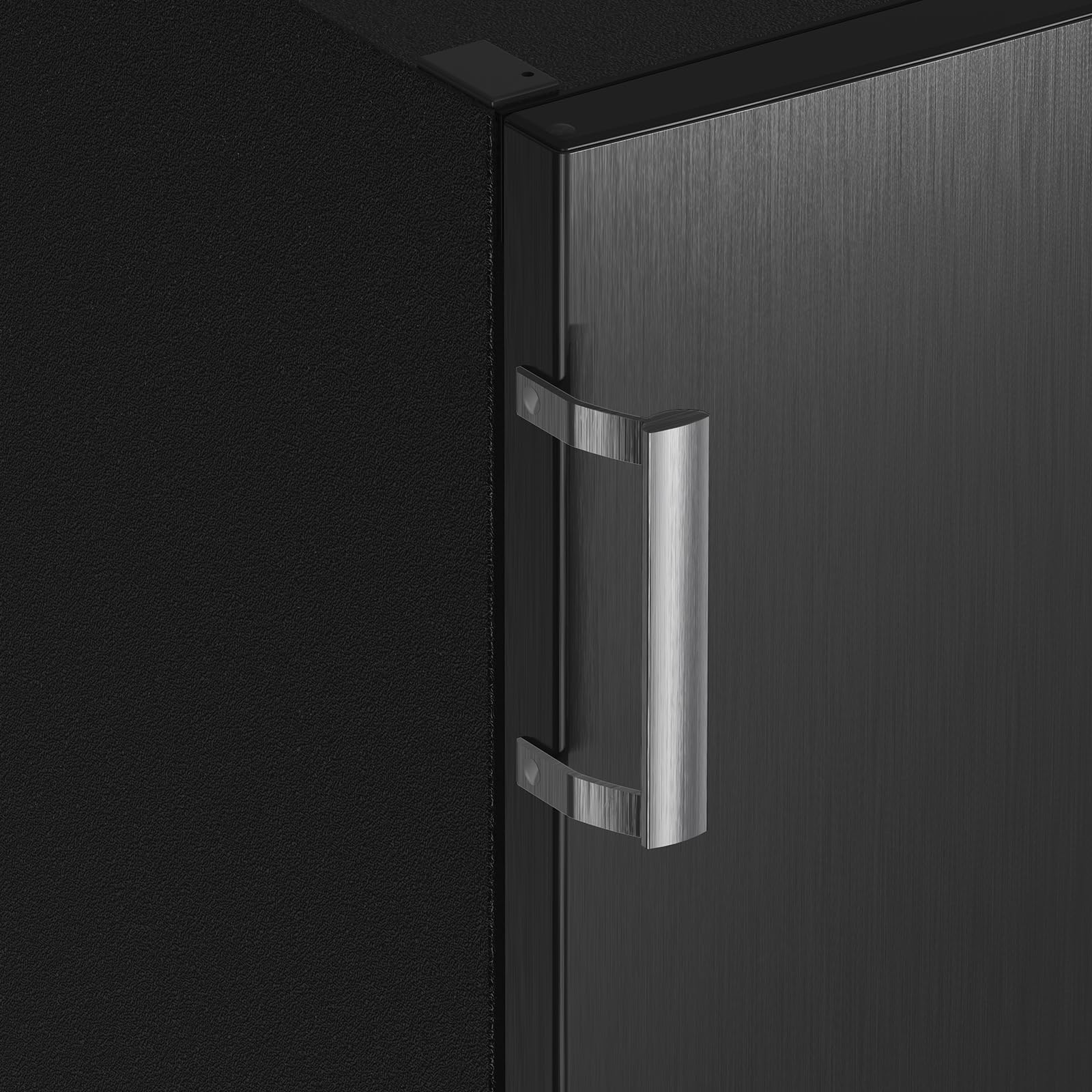 CHiQ Gefrierschrank No Frost 166 L, MultiAirflow, 4-Sterne-Gefrieren｜5 Schubladen + 1 obere Klappe, 144cm H | 209 kWh/Jahr, mit LED, Wechselbarer | Schwarz, FSD166NE4E 7