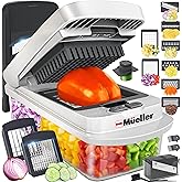Mueller The Real Original Pro Chopper since 2013 Vegetable Chopper Mandoline Slicer, 8 Blade Food Veggie Chopper Onion Vegeta