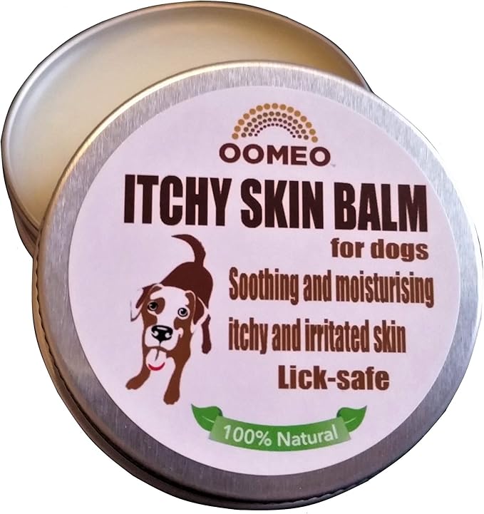 OOMEO Itchy Skin Balm for dogs 100 natural for itchiness, irritated
