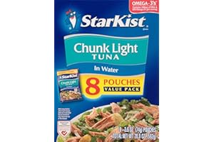 StarKist ~ Chunk Light Tuna in Water ~ 2.6oz Pouches ~ Box of 8