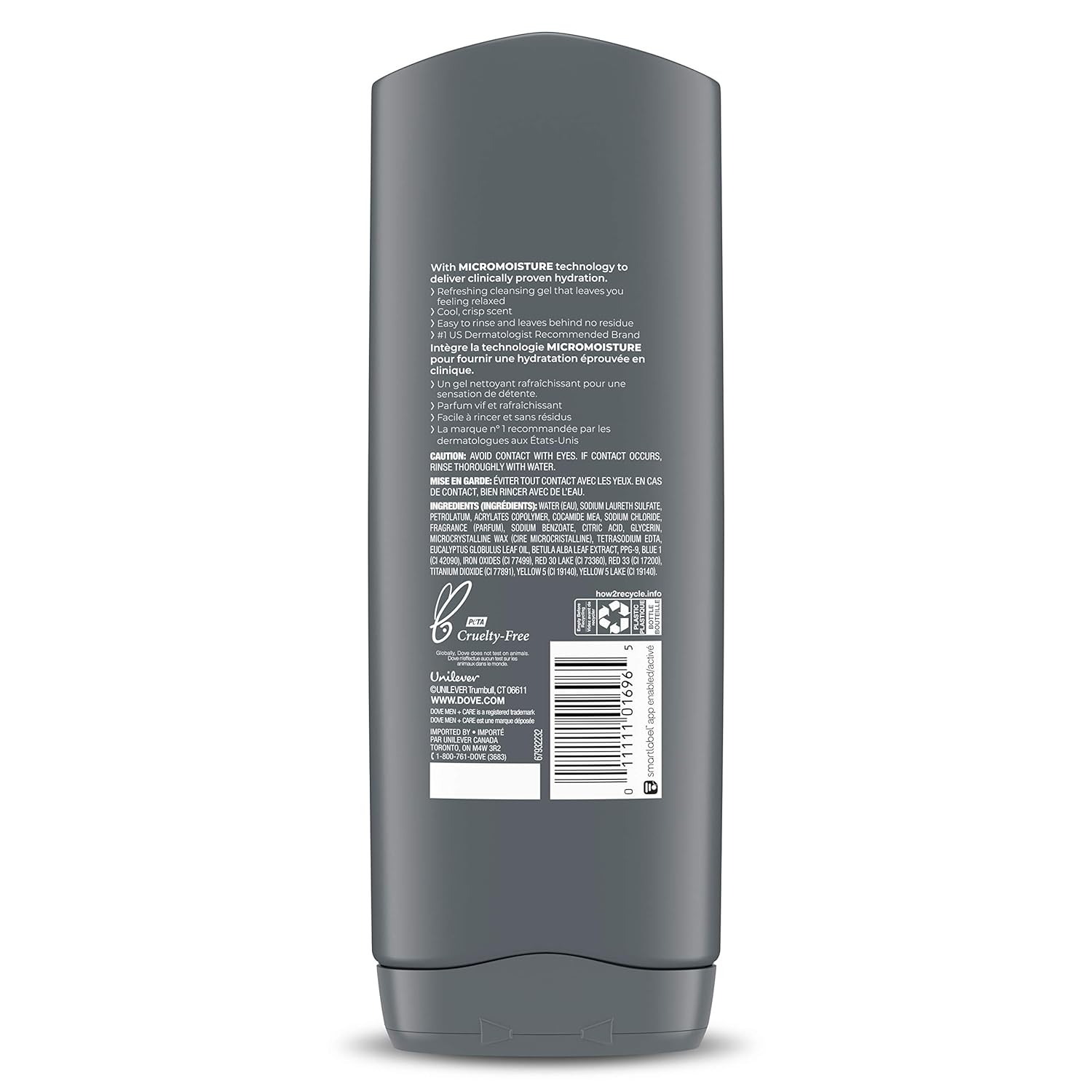 Dove Men+Care Mens Body Wash Dry Skin Body Wash with Micromoisture, Blue Eucalyptus and Birch Effectively Washes Away Bacteria While Nourishing Your Skin 18 oz 4 Count : Beauty