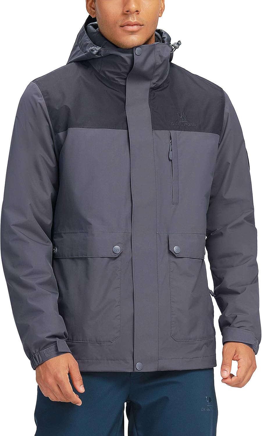 Fred Perry CAMEL CROWN Herren Mountain Snow Wasserdichte Skijacke