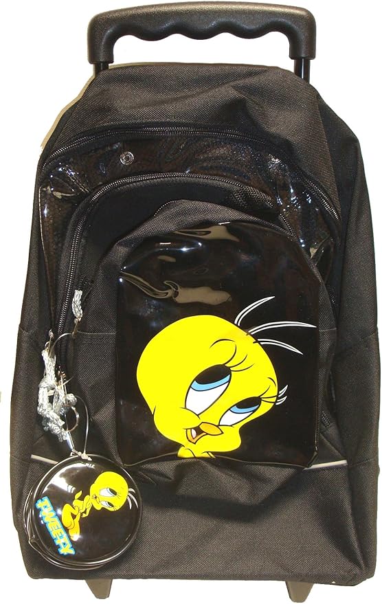 Looney Tunes Tweety Large Rolling Backpack 16