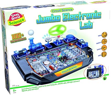 Amazon Com 100 Fun Experiments Jumbo Electronic Lab Toys Games