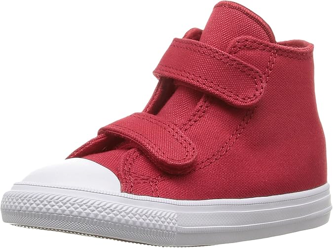 white & red all star 2v trainers toddler