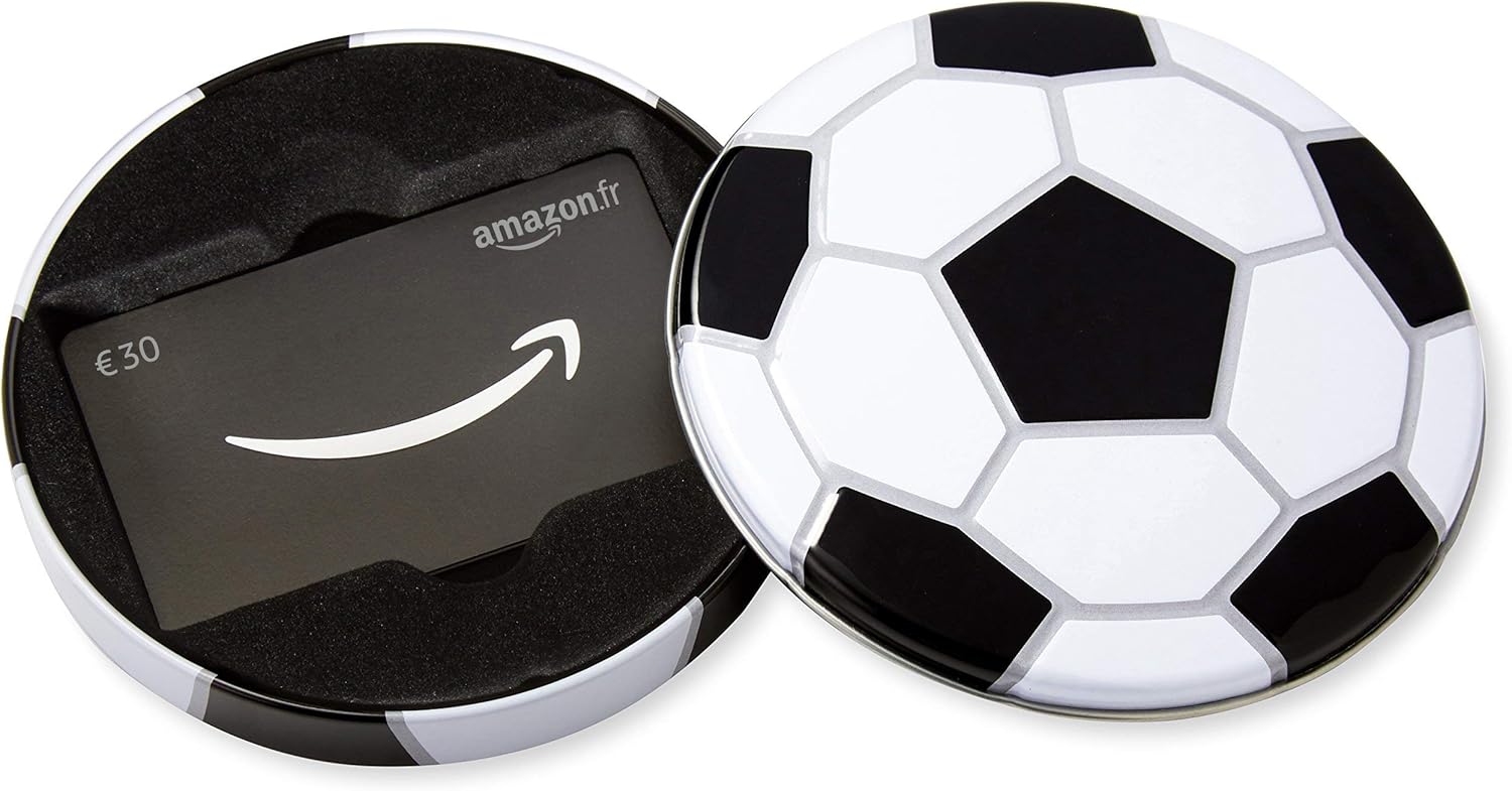 Carte Cadeau Amazon Fr 30 Dans Un Coffret Football Amazon Fr Cheques Cadeaux