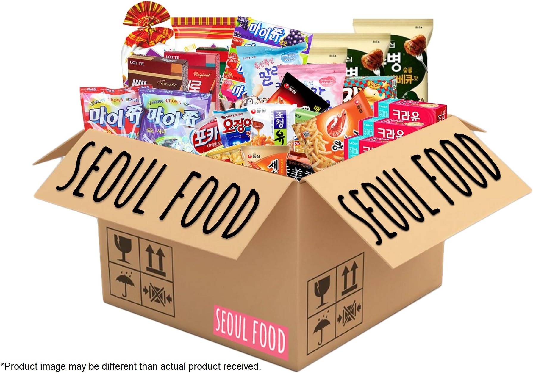 Classic Korean Snack Box | College Care Package | Korean Candy, Snacks and Cookies (Classic Korean Snack Box, 28 Count) (Party Box)
